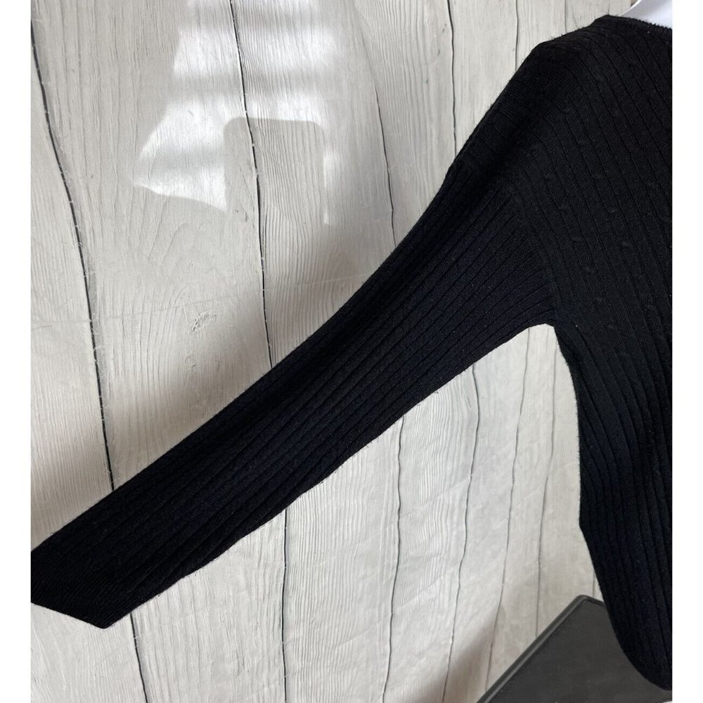 Amanda Smith Small Long Sleeve Black Sweater - Picture 3 of 6